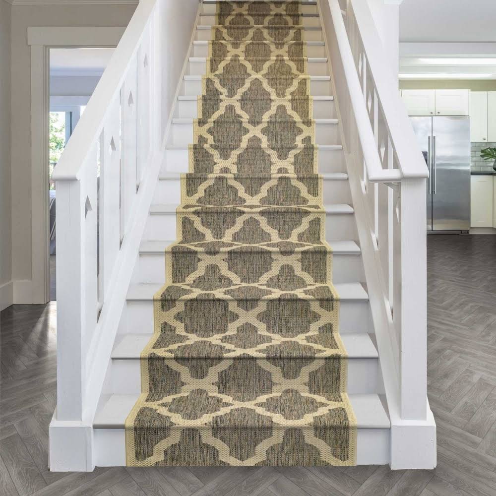 Trellis Tweed Stair Carpet Runner 9 foot H834621