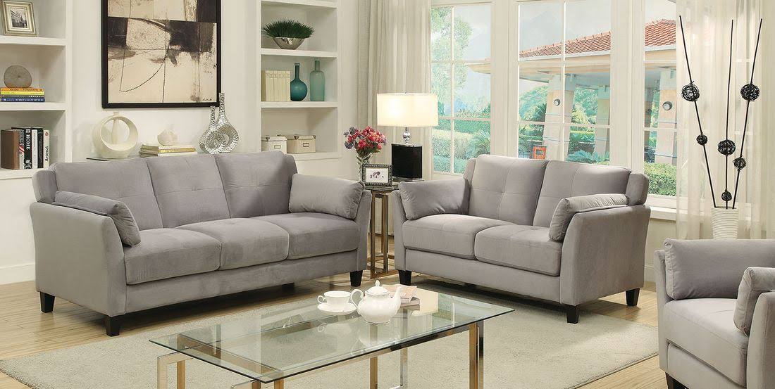 Gray Loveseat G533797