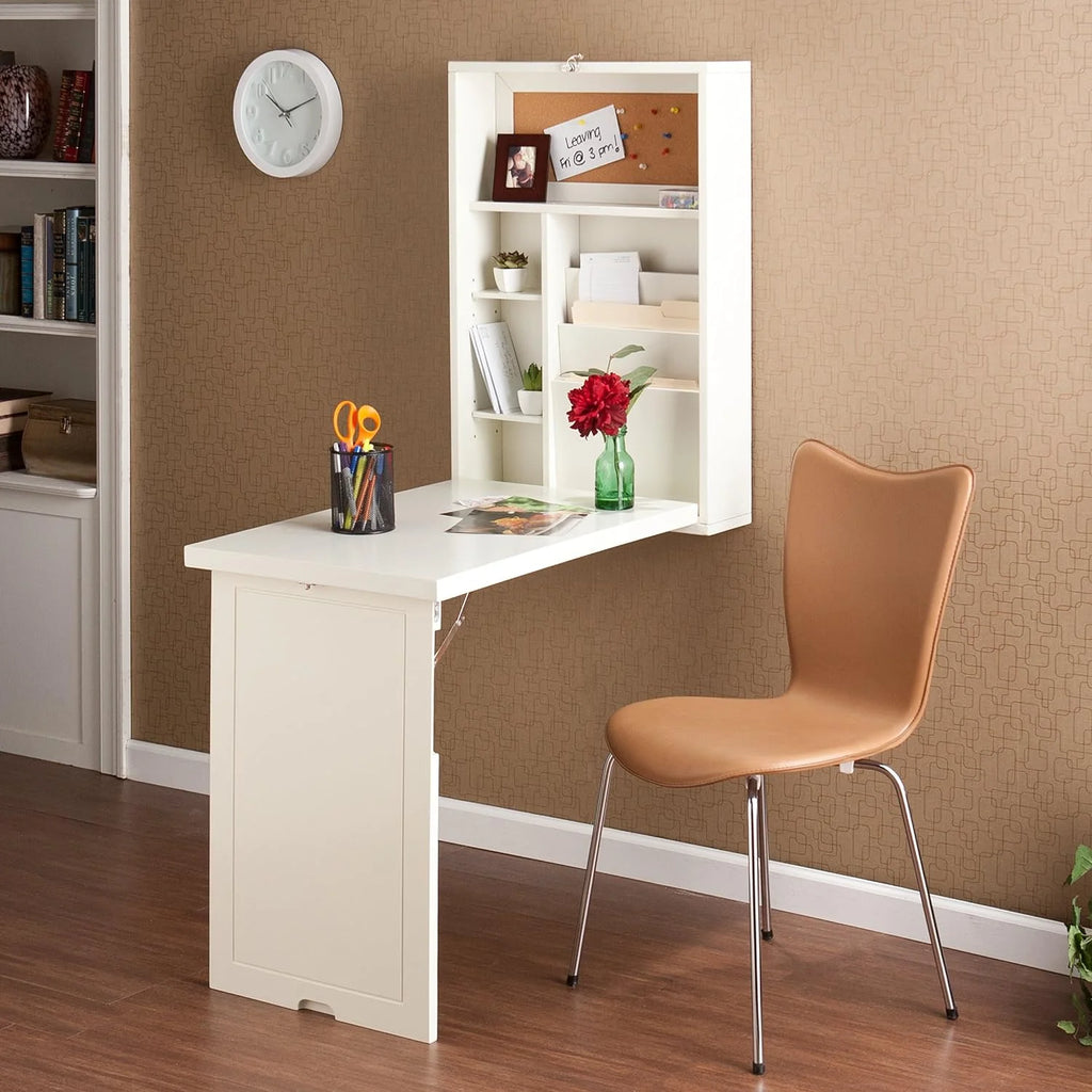 Antique White Convertible Desk B484