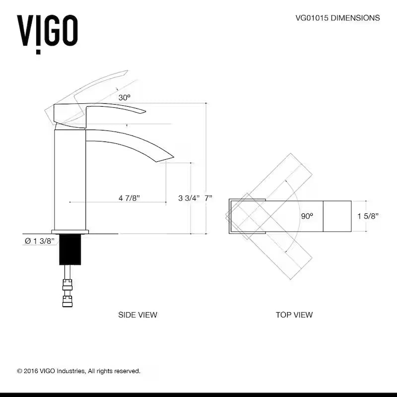 Single Handle Bathroom Faucet in Chrome U3226