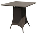 Ebony Wicker Square Pub Table C1811