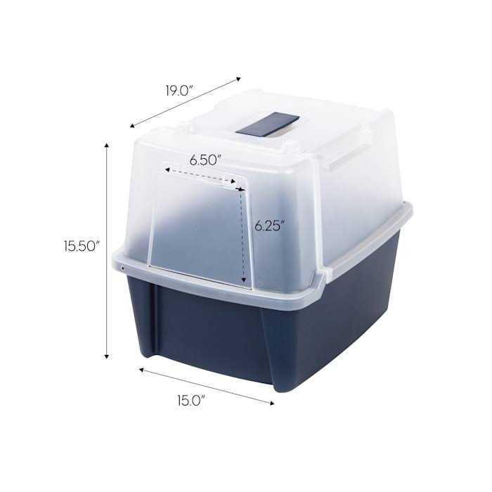 Litter Box with Grate and Scoop A105474