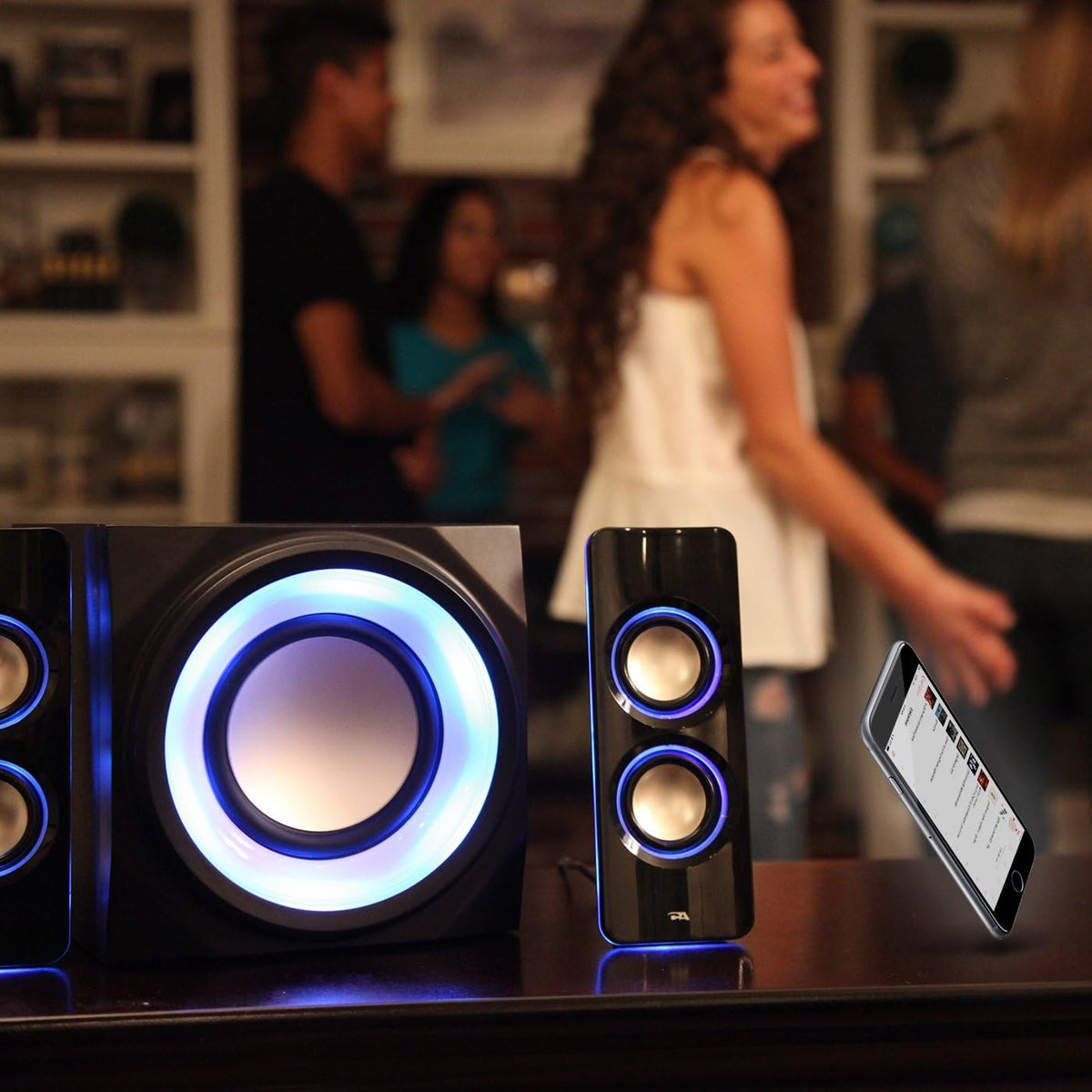 2.1 Bluetooth Subwoofer Speaker System, Pack of 2 H2111