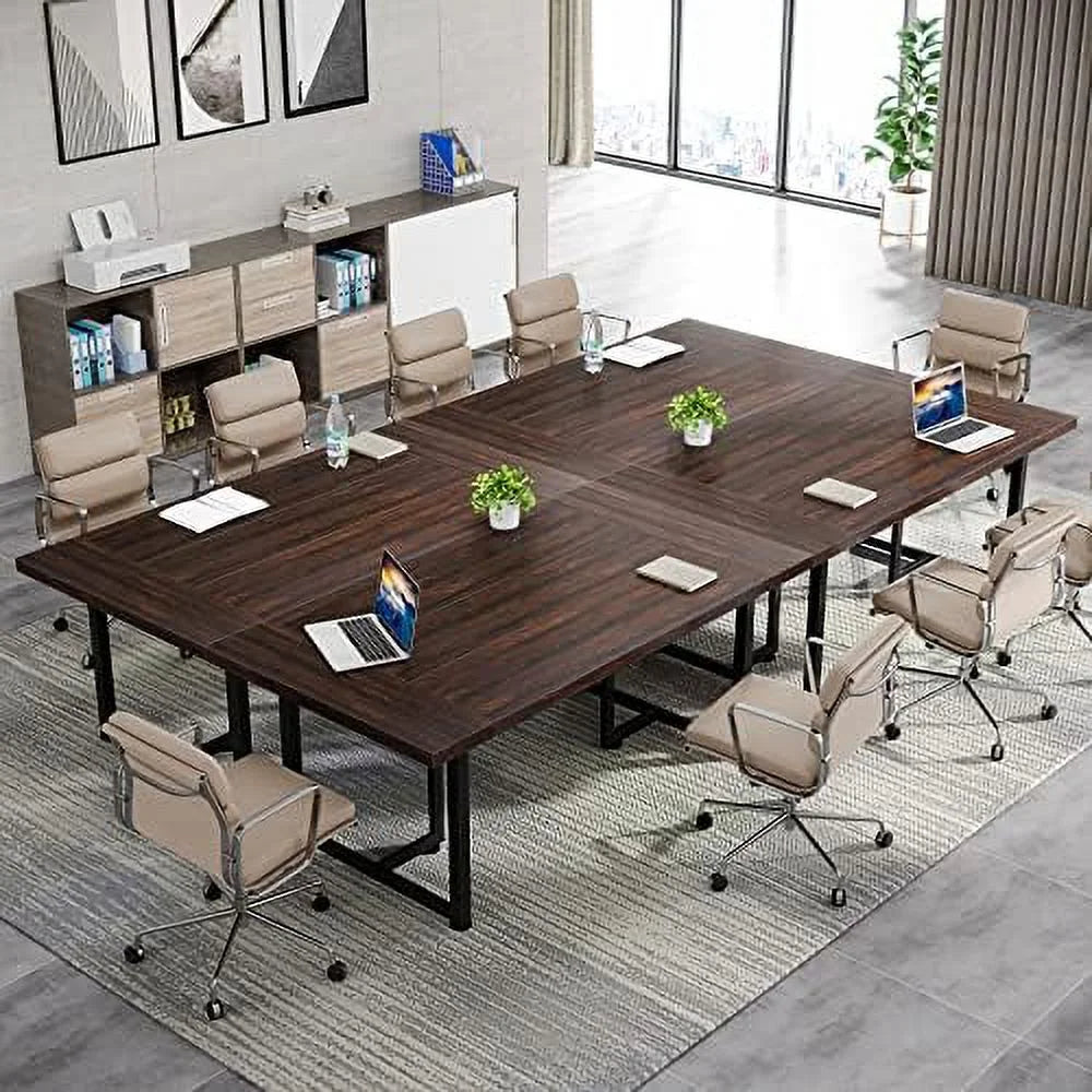 Brown Wooden Executive Desk Y86879