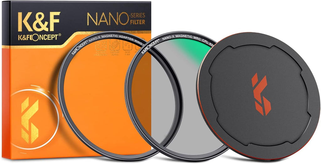 49mm Circular Polarizing Filter Kit with Adapter Ring and Lens Cap H7693