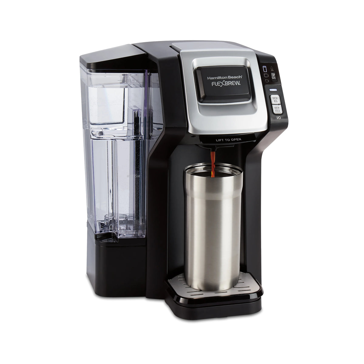 Single-Serve Coffee Maker, Black O565