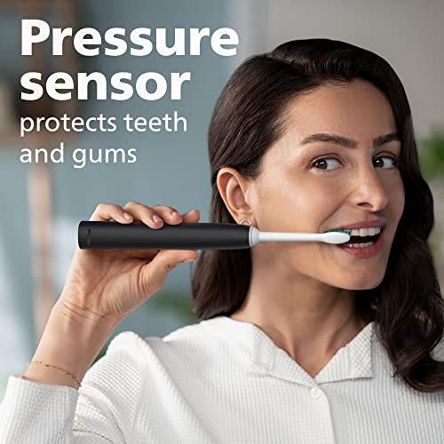 Rechargeable Electric Toothbrush with Pressure Sensor, Black P5420