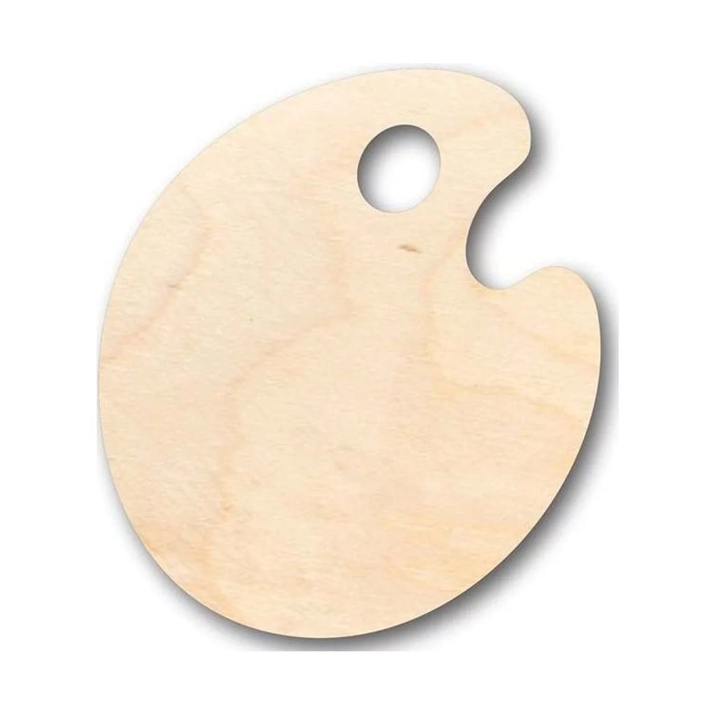 Unfinished Wood Artist Paint Palette C69578