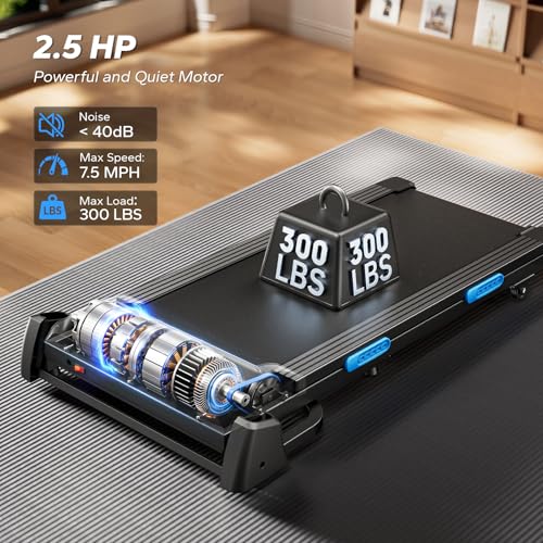 Foldable Treadmill with Incline, 7.5MPH, 16.5" Wider Belt O515