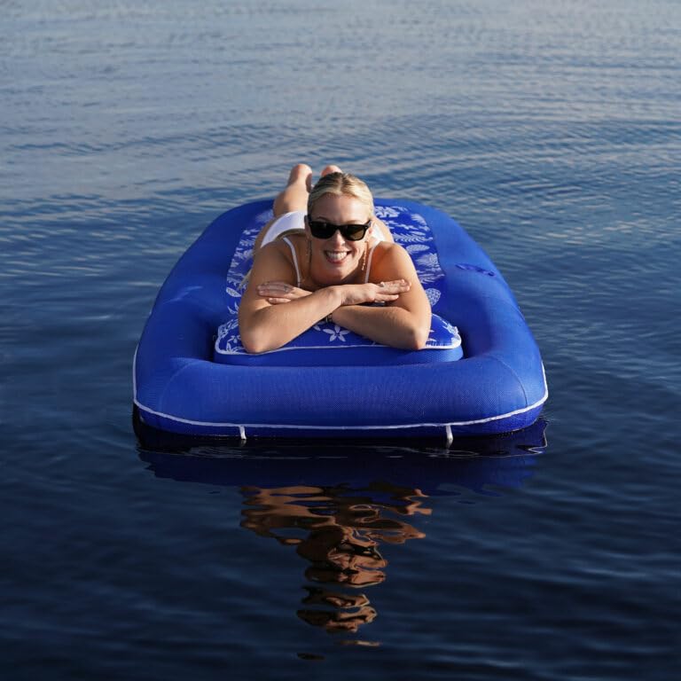 Inflatable Pool Lounge with Headrest G569