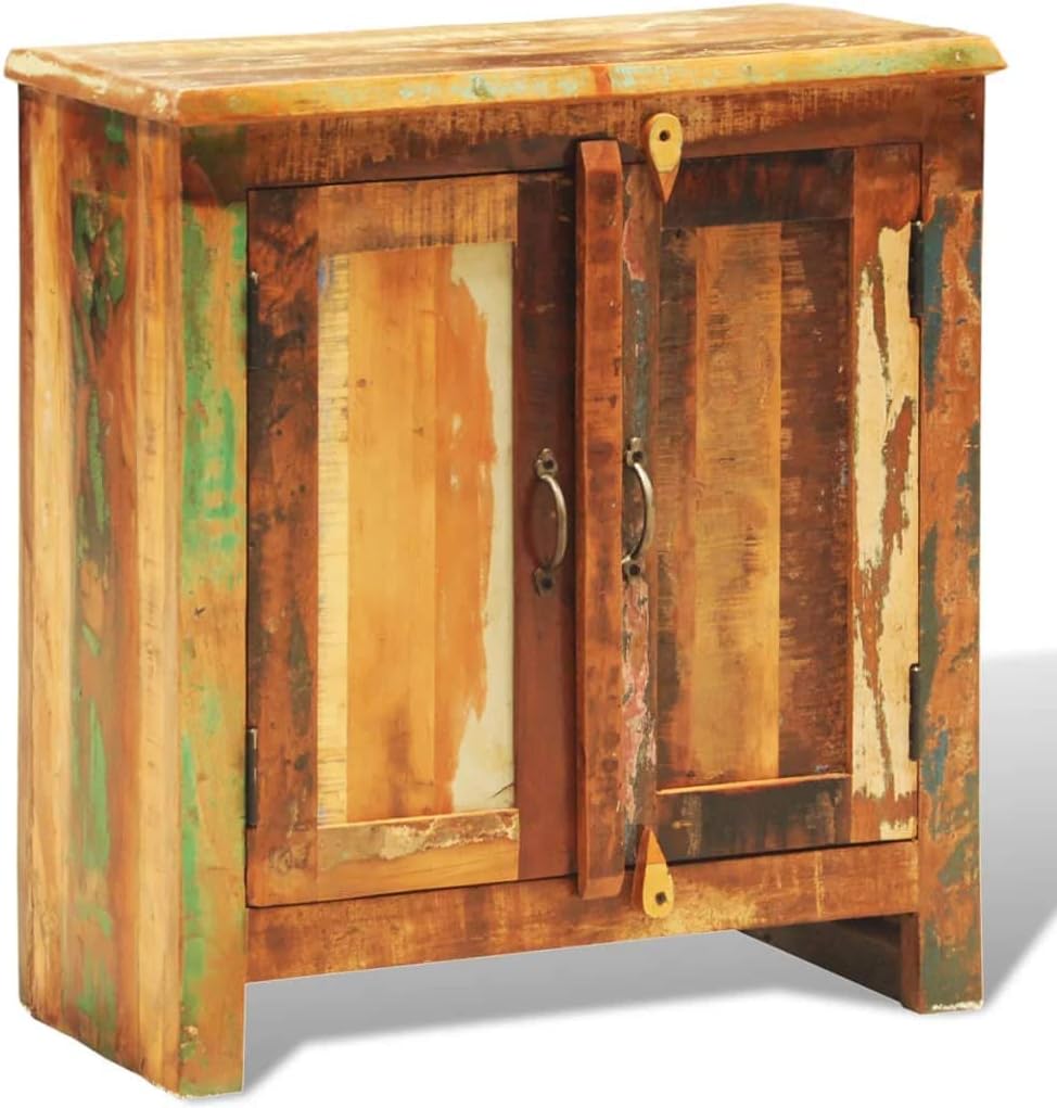 Vintage Solid Wood Cabinet with 2 Doors L7559