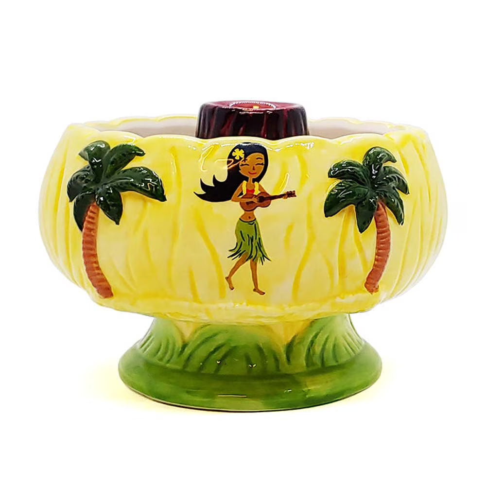 Ceramic Tiki Bowl Cocktail Drinkware B191