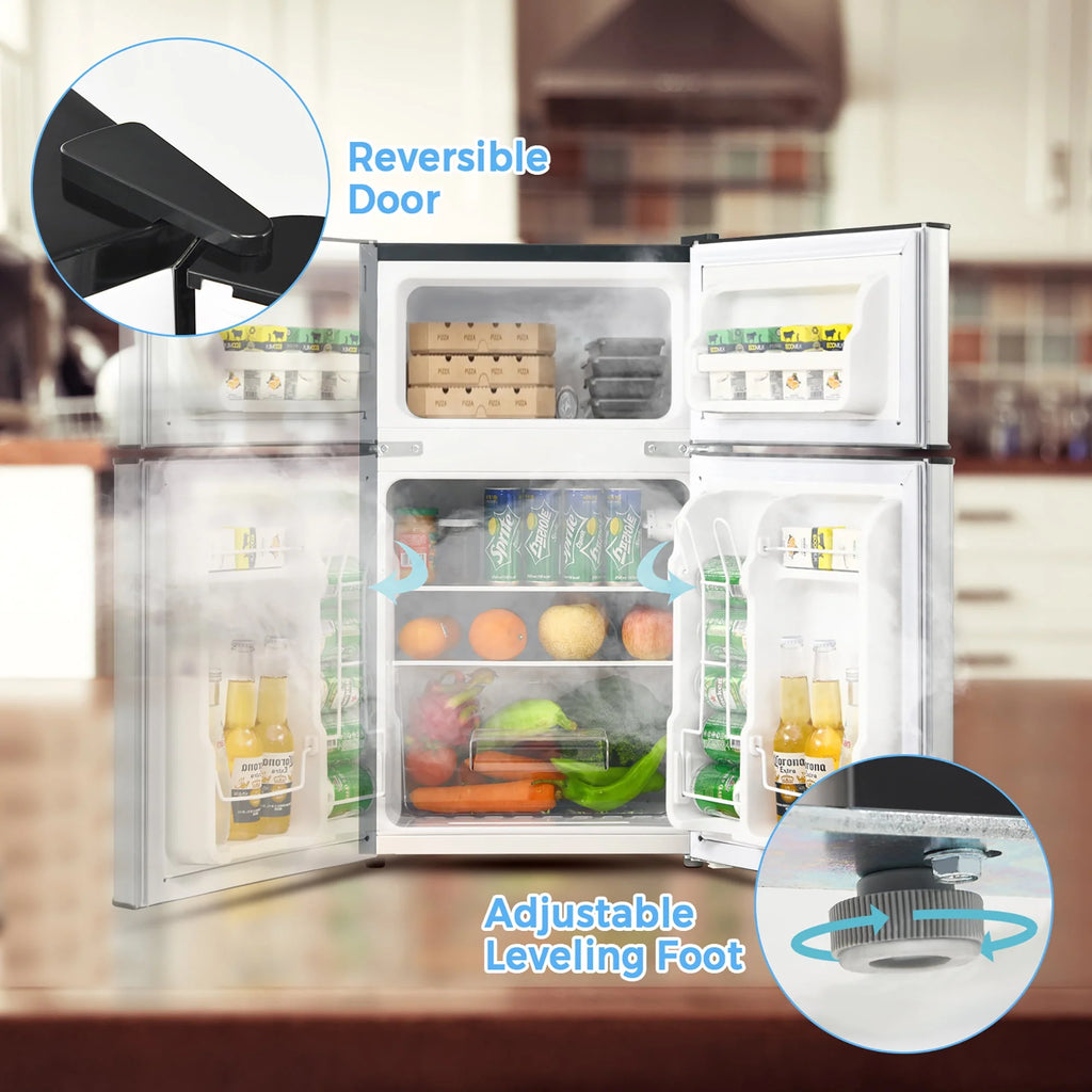 3.3 CU.FT. Compact Refrigerator with Freezer V6113