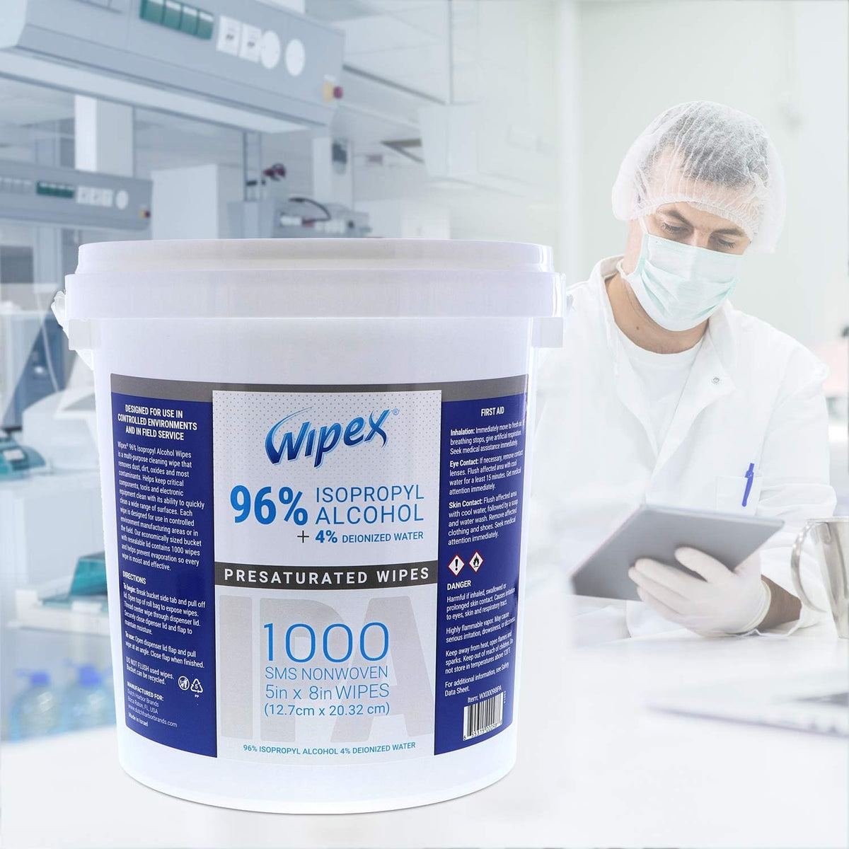 1000 ct Clean Room & Lab Wipes M329213