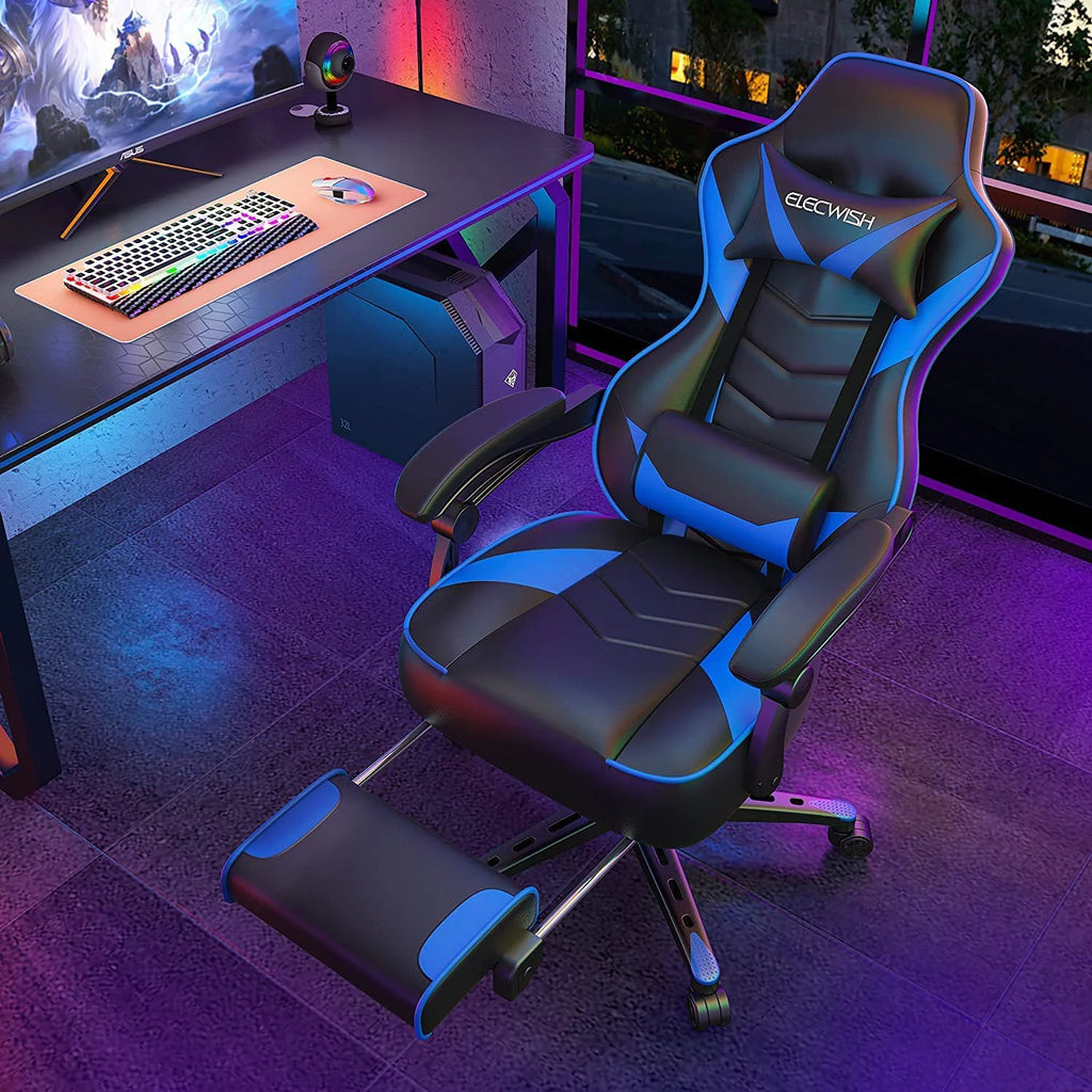 Reclining Ergonomic Gaming Chair with Footrest G880