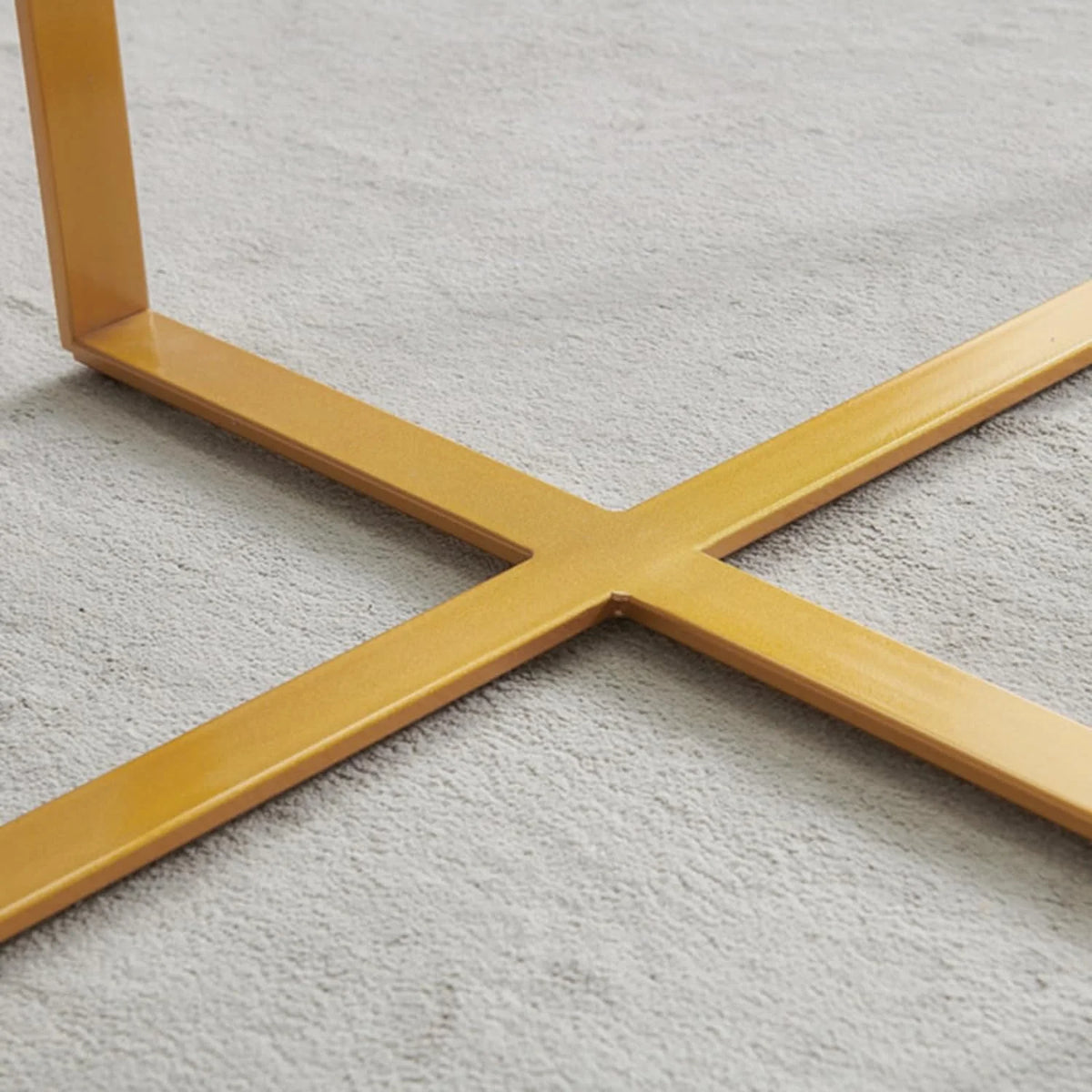Rectangle Coffee Table with Tempered Glass Tabletop B9052