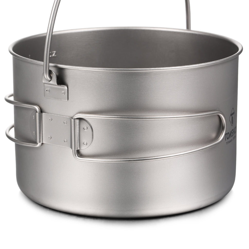 Titanium Camping Cookware with Lid L72617