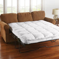 Sofa Bed Mattress Topper Full White G5706