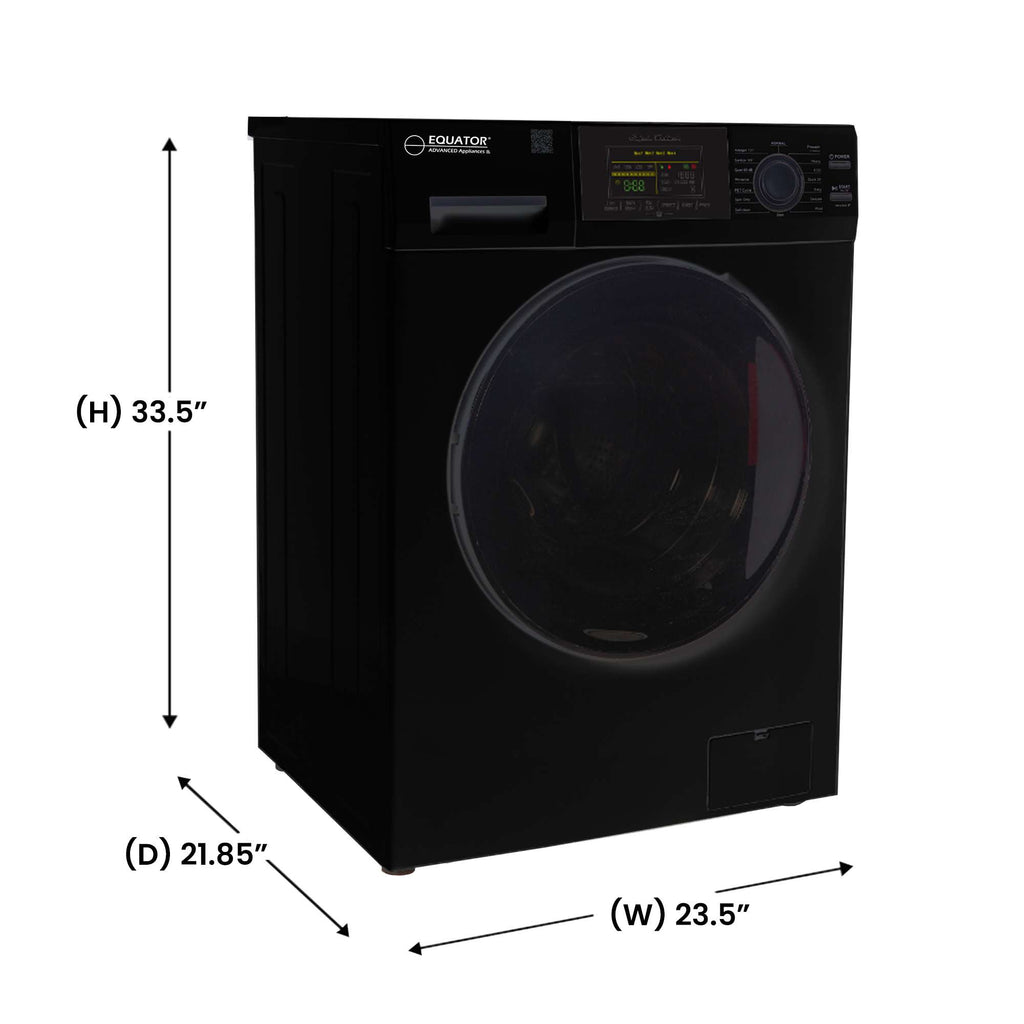 Black 110V Front Load Washer U490856