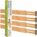 Natural Bamboo Drawer Dividers Q4431
