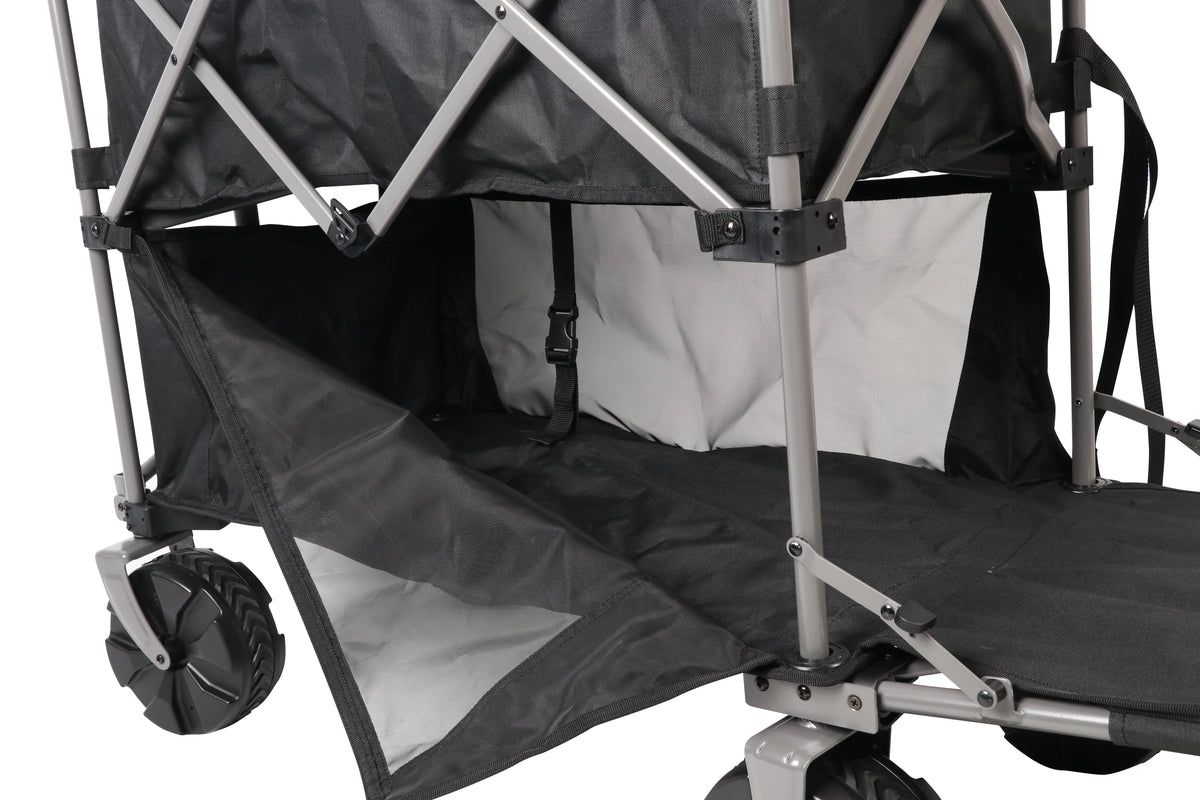 Folding Wagon with Extension Handle, Black R394066
