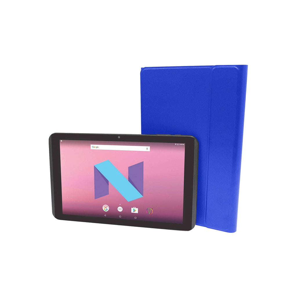Blue 16 GB Tablet with Docking Keyboard Case Q226