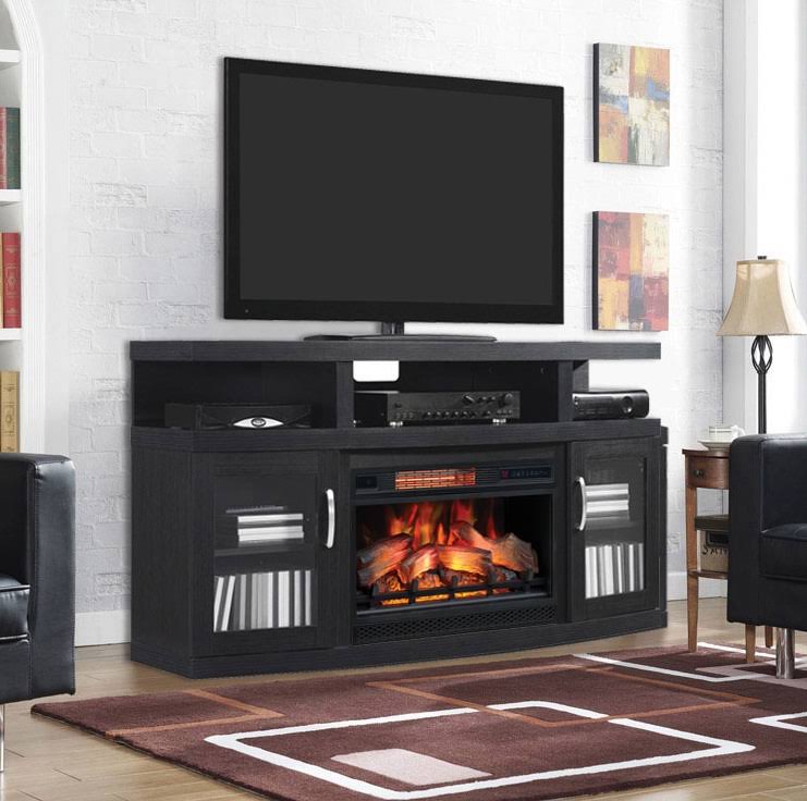 Infrared Electric Fireplace Media Cabinet Z272