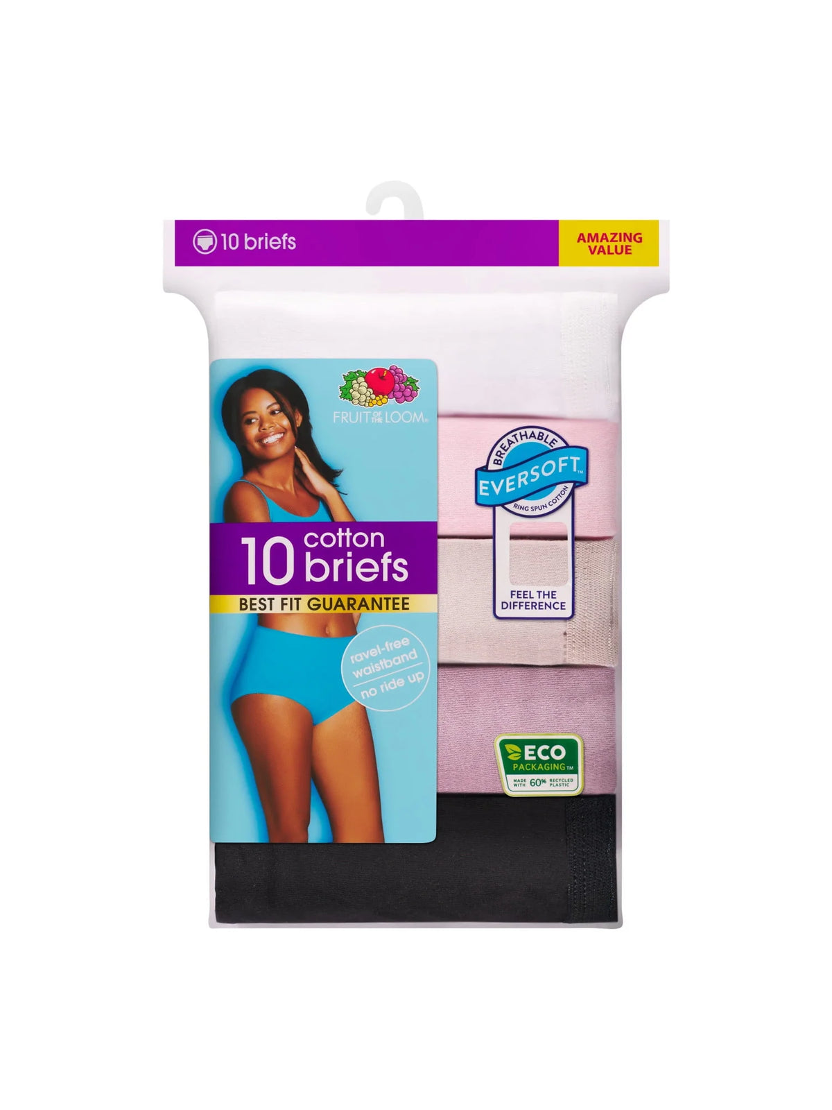 10 Pack Women's Brief Underwear B428