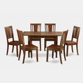 7 Pc Dining Table Set with Leaf and 6 Chairs I2744