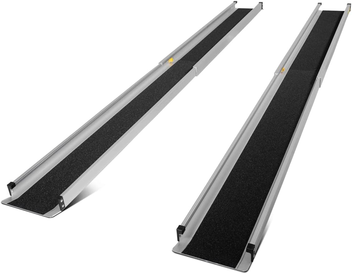 Aluminum Portable Wheelchair Loading Ramp with Carry Bag B51593