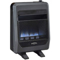 Natural Gas Vent Free Blue Flame Gas Space Heater with Blower and Base Feet - 20,000 BTU F47926