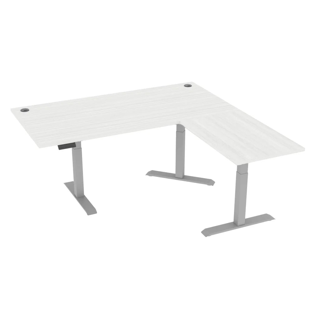 L-Shaped Electric Height Adjustable Desk 6' X 6' N8837