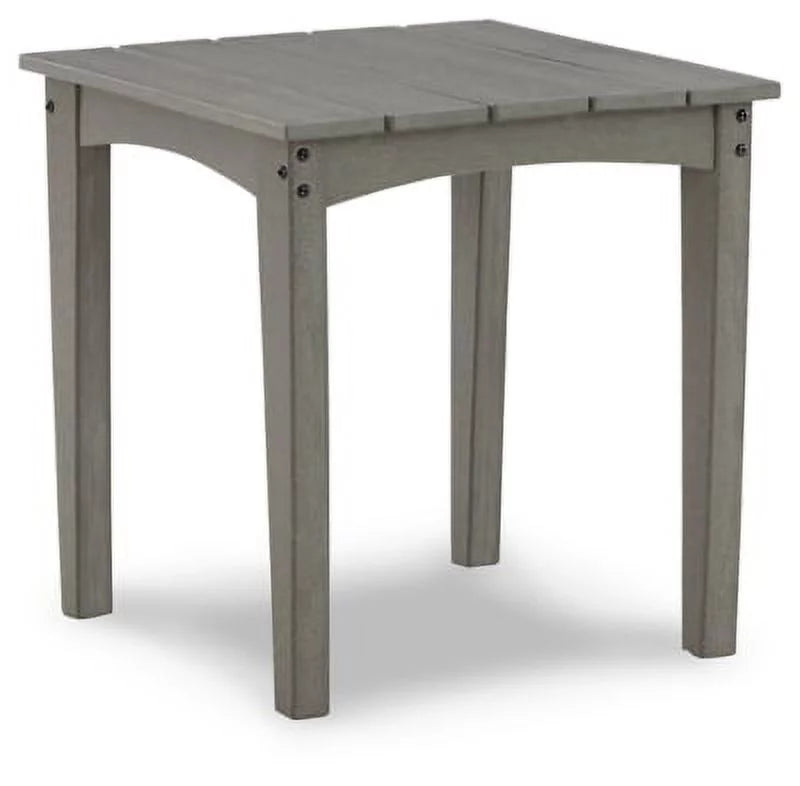 Gray Resin End Table J232