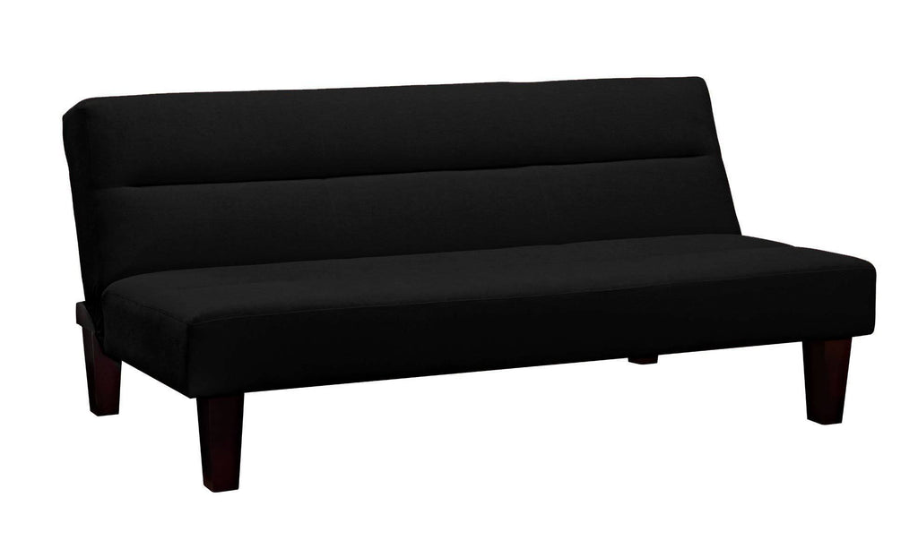 Black Microfiber Futon X8316