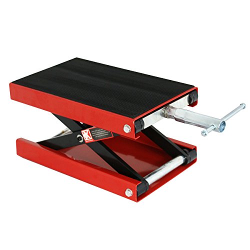 1100 LB Wide Deck Motorcycle Scissor Lift Jack Stand K311