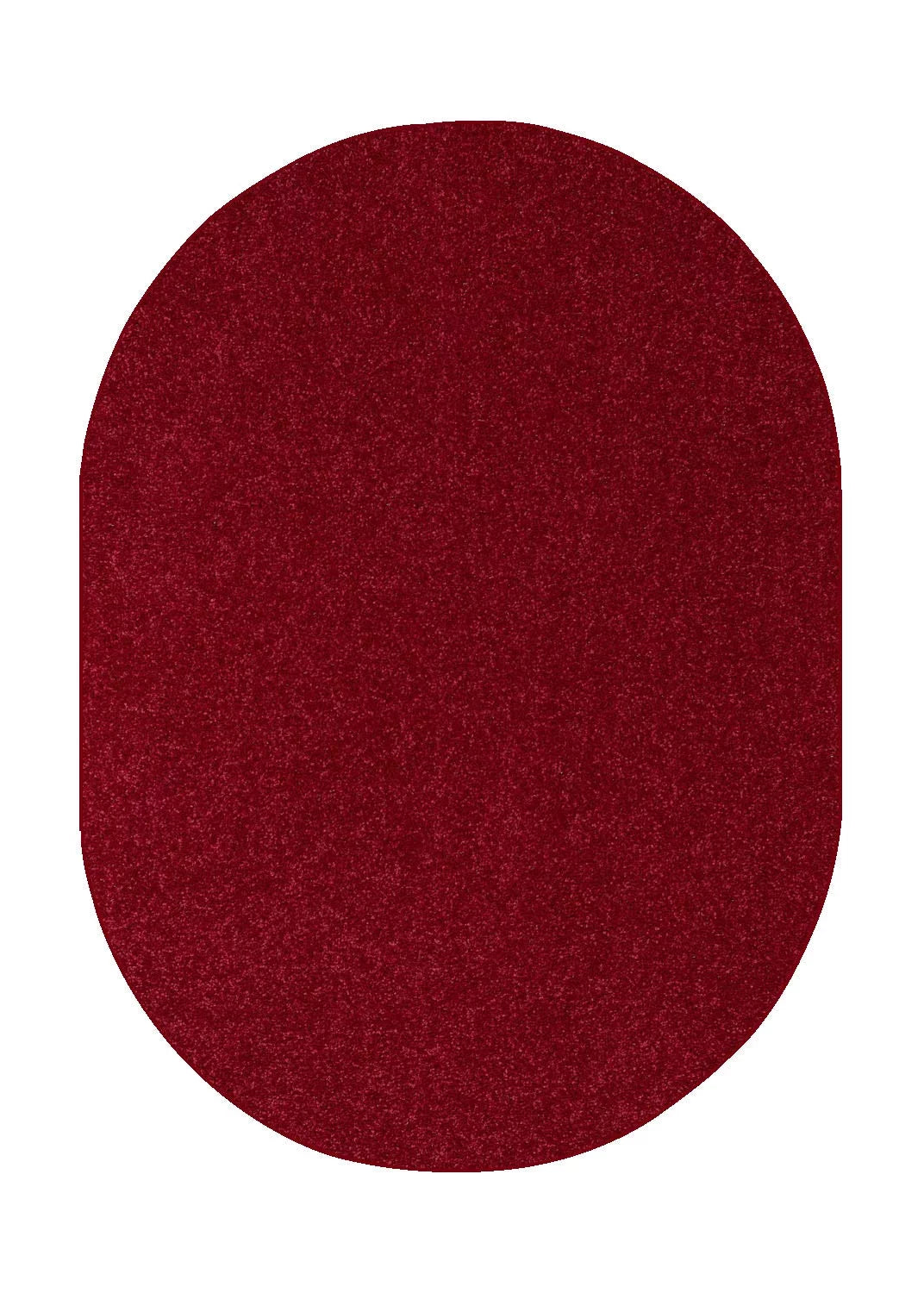 Burgundy 5' x 7' Oval Area Rugs L566