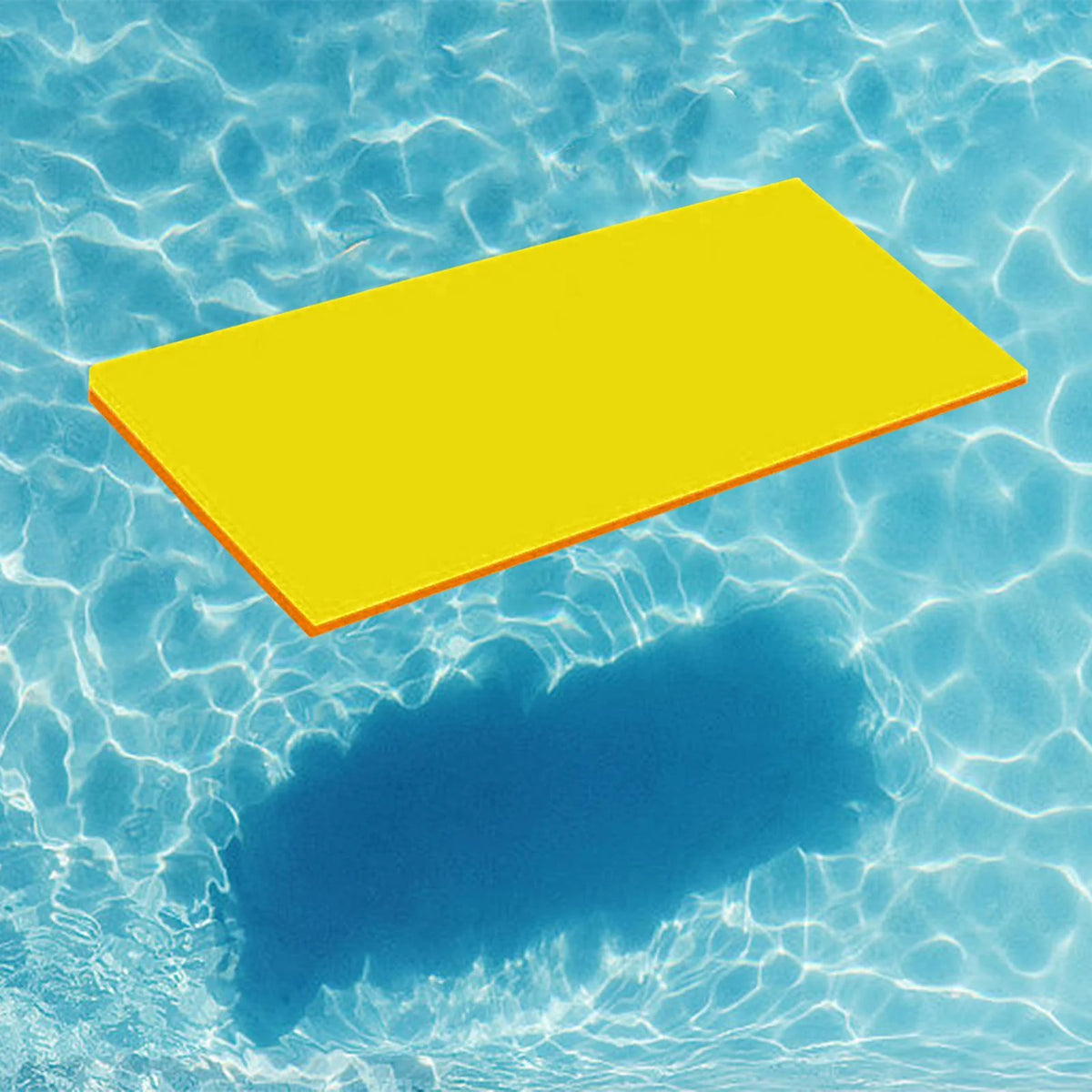 Yellow Orange Water Mat Float U2129