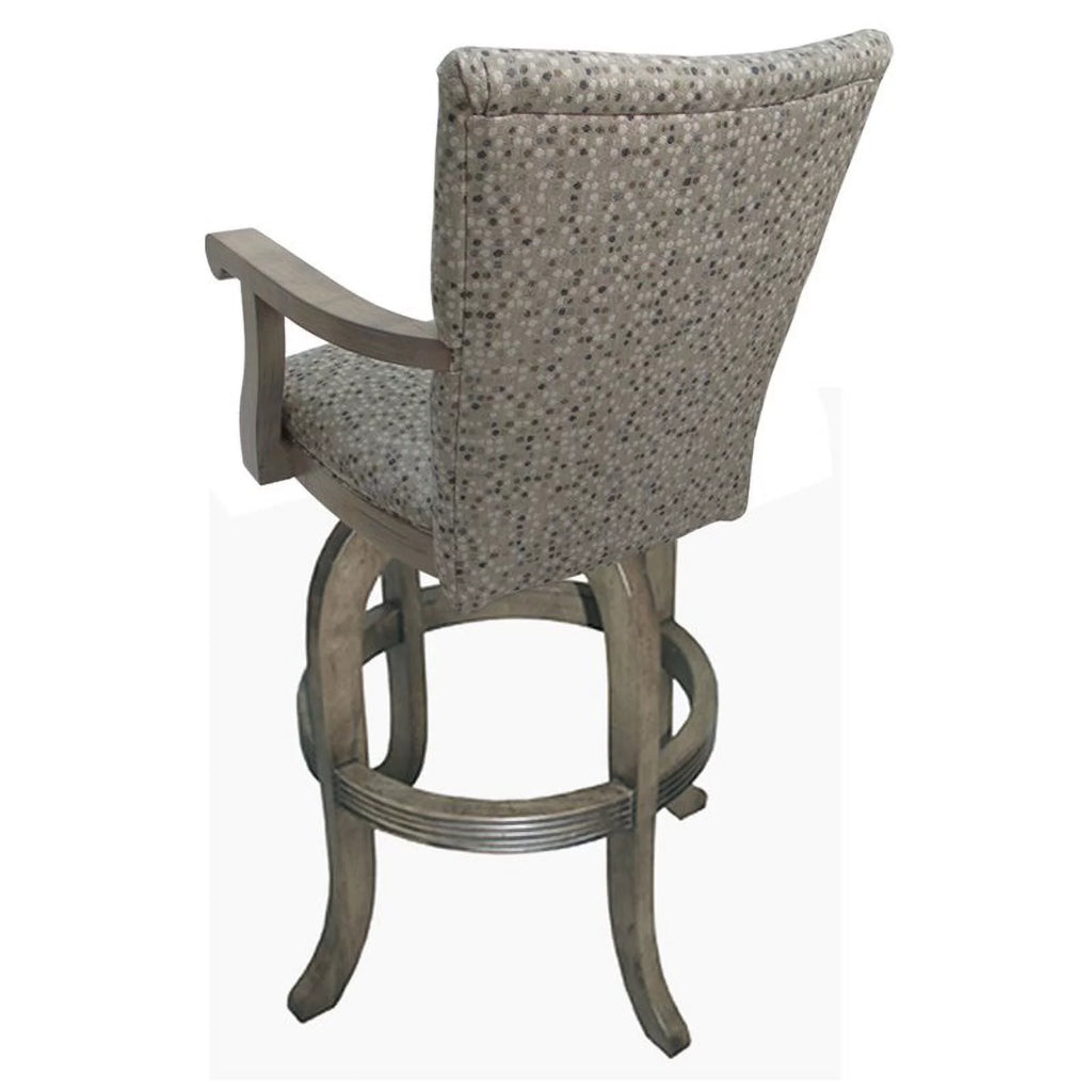 30" Swivel Wood Bar Stool D81620