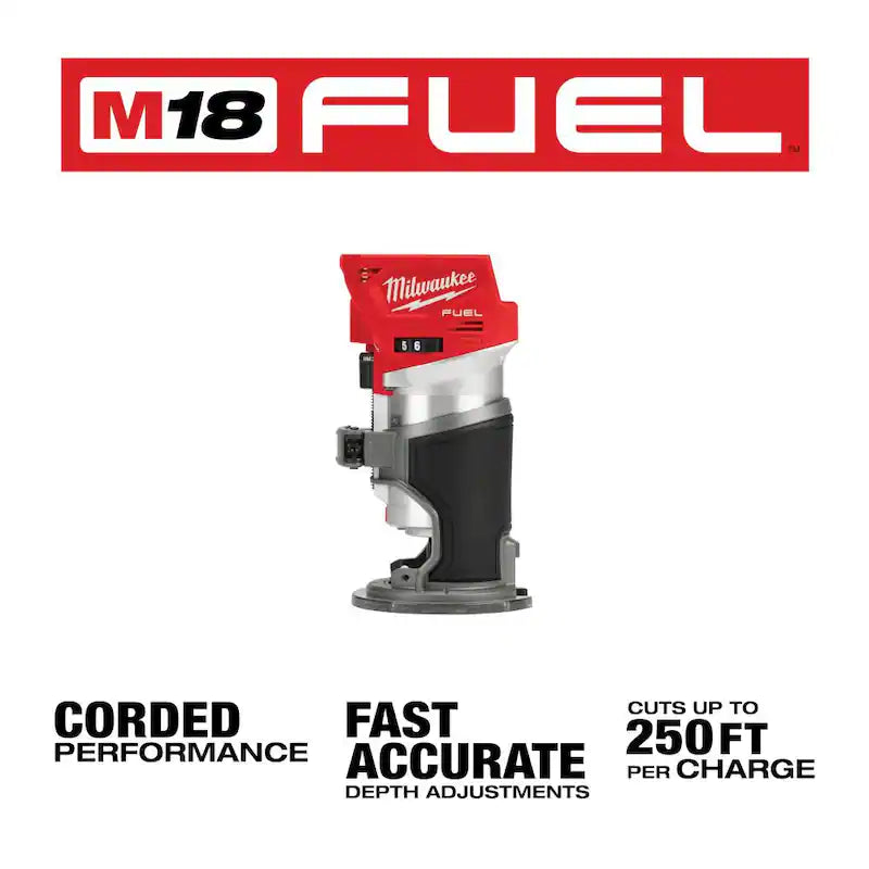 18V Lithium-Ion Brushless Cordless Compact Router V3637