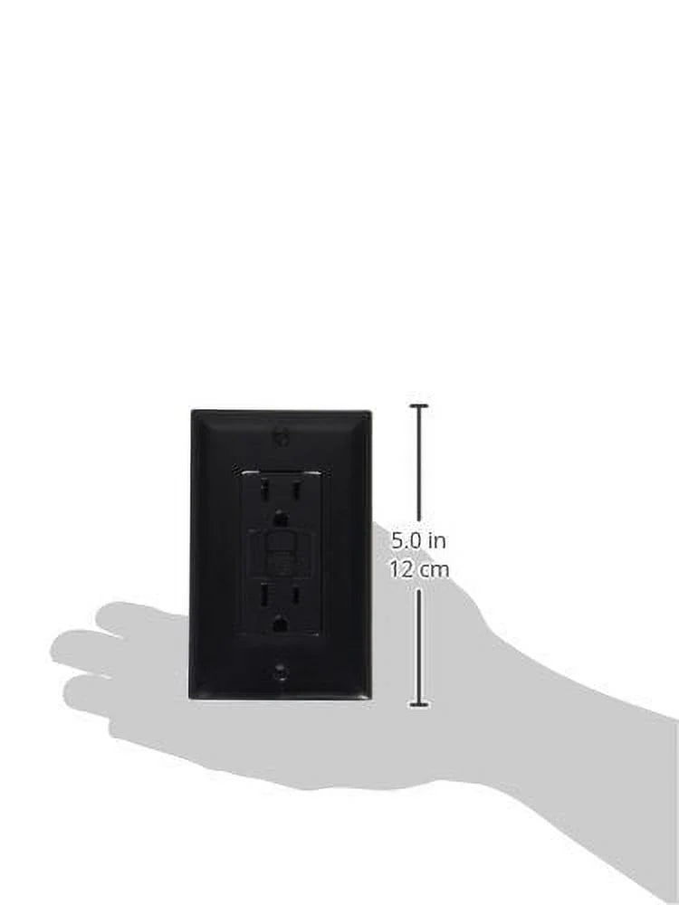 Black 15A GFCI Outlet Z30338