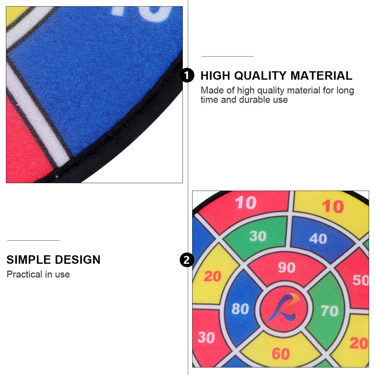 Safety Dart Board Toy Set with Sticky Ball and Darts M7260