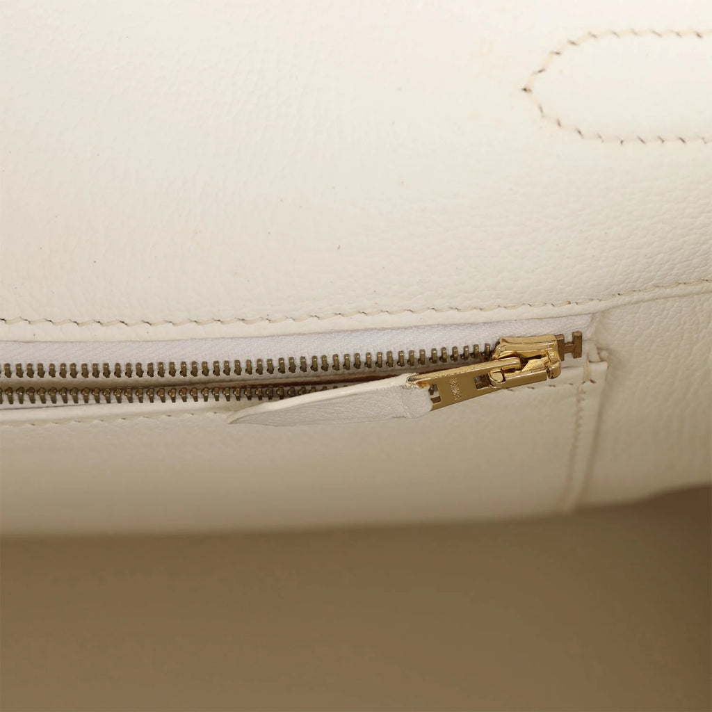 White Epsom Leather Handbag U403