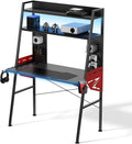 43'' Gaming Desk with Shelves K854