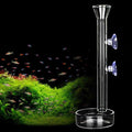 Aquarium Shrimp Feeding Tube and Dish Clear Crystal Glass Feeder D3866