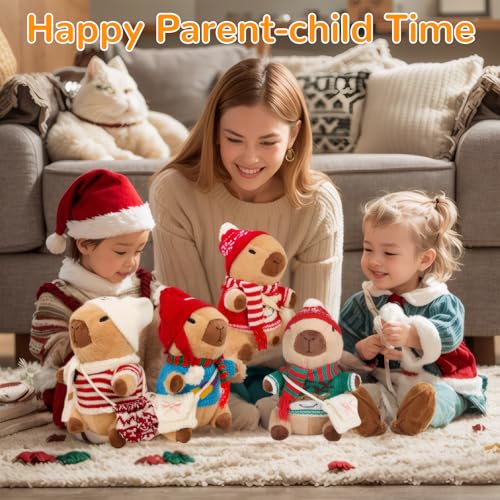 Capybara Plush with 10 Pcs Clothes & Accessories Y47335