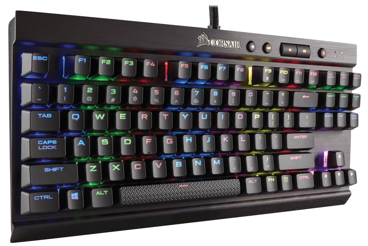Compact Mechanical Gaming Keyboard with Cherry MX Speed RGB D715