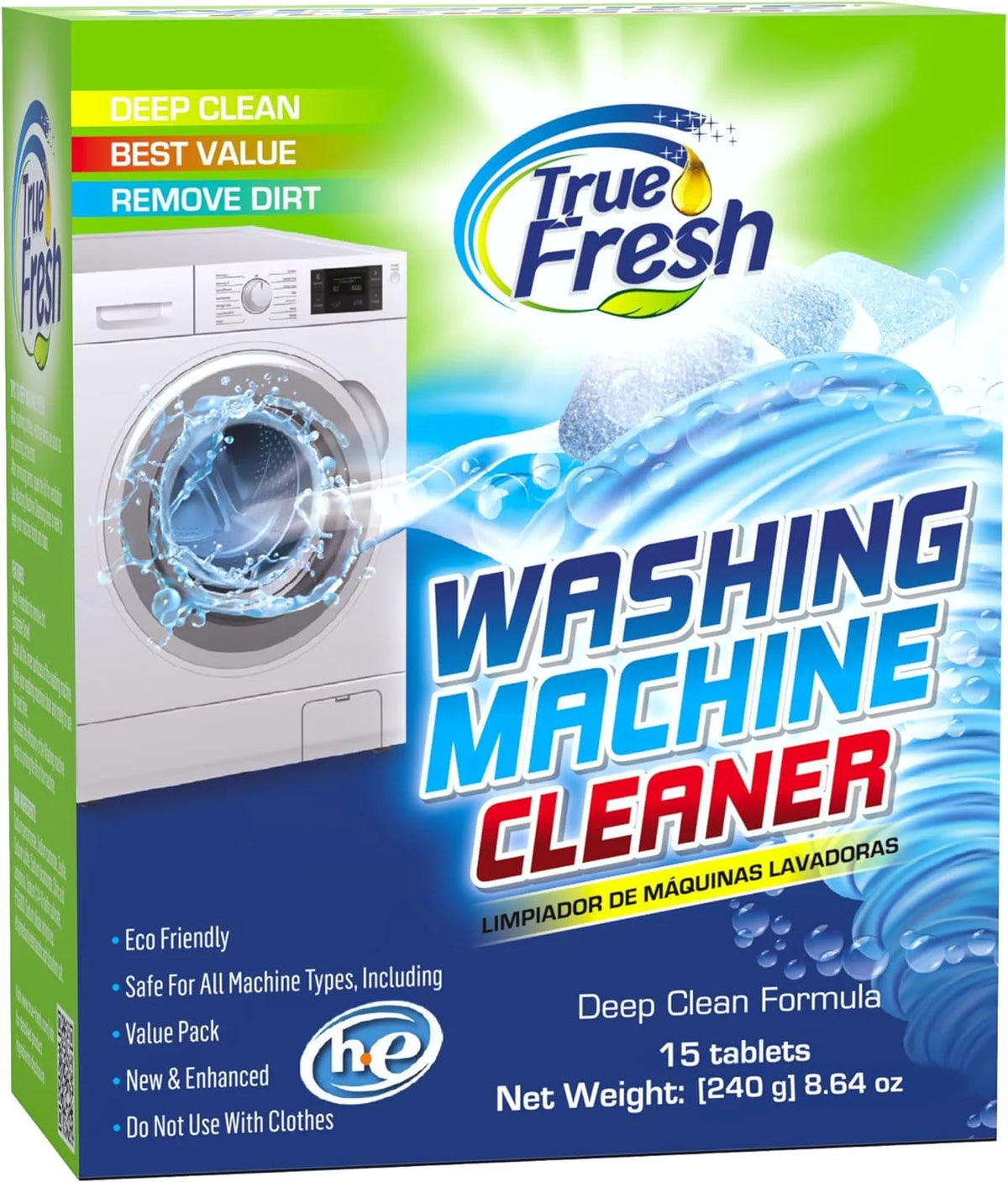 15 Count Washing Machine Cleaner Tablets Z47157