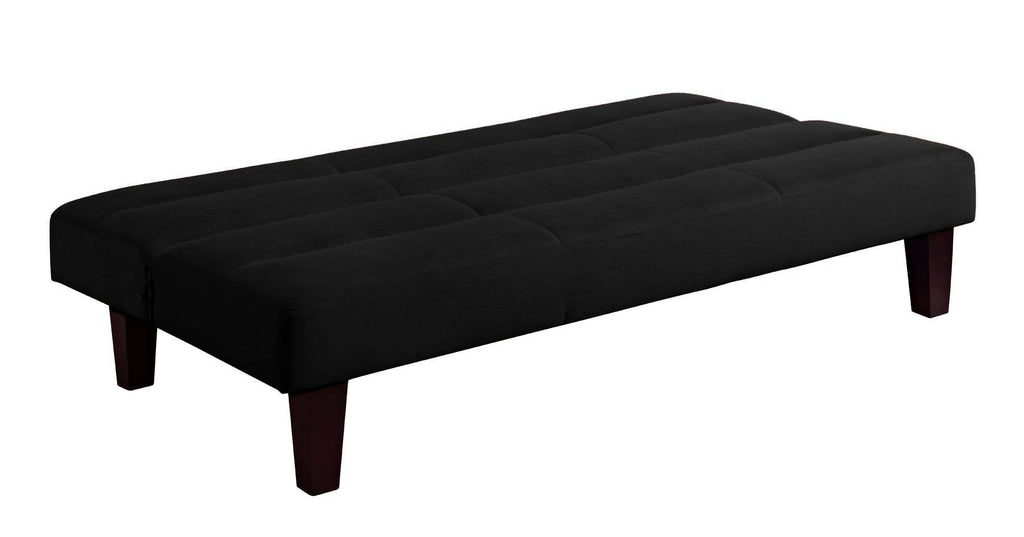 Black Microfiber Futon X8316