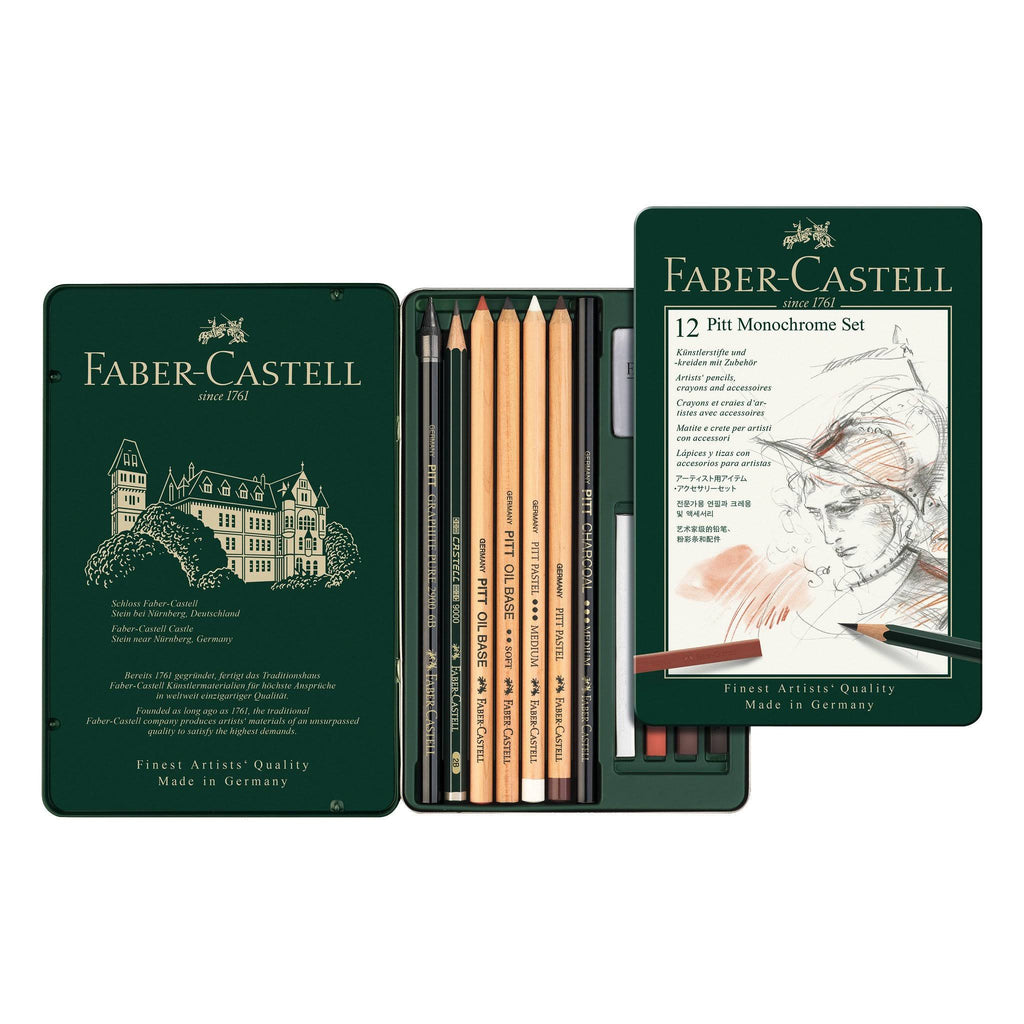 Pitt Monochrome Tin Set of 12 L95556
