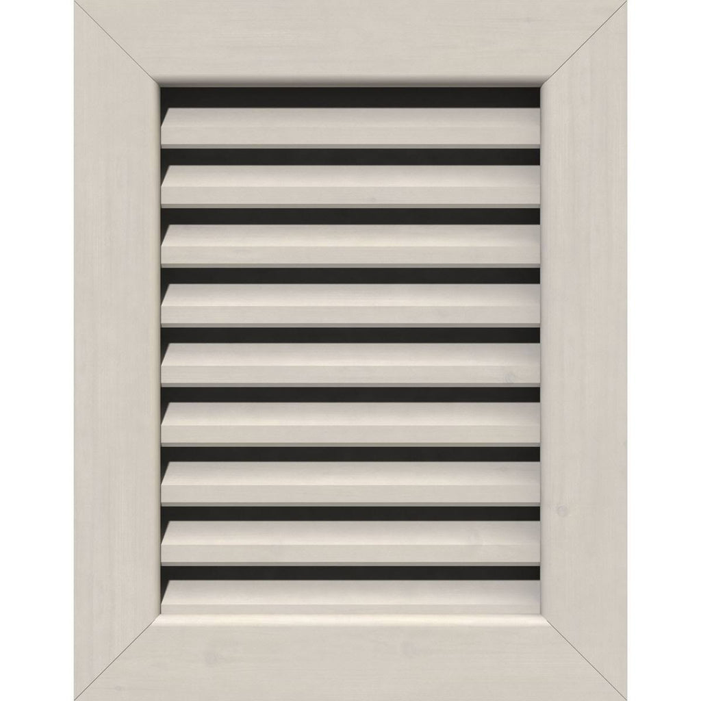 16 inch x 12 inch Primed Western Red Cedar Gable Vent Z927327